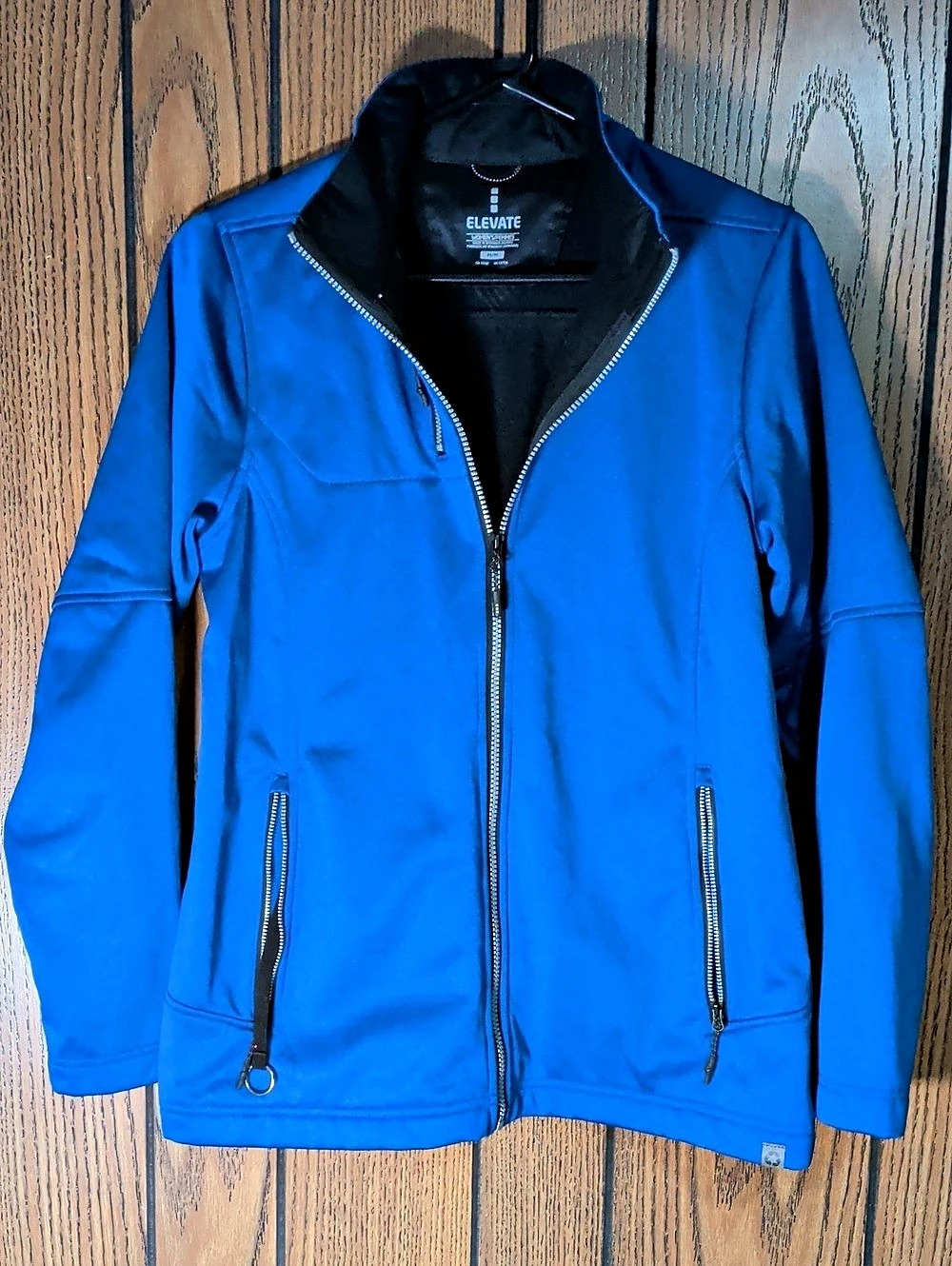 Elevate Joris Eco Softshell Jacket Women's Blue & Black Medium